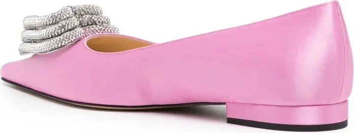 Triple Heart satin ballerina shoes - Image 3