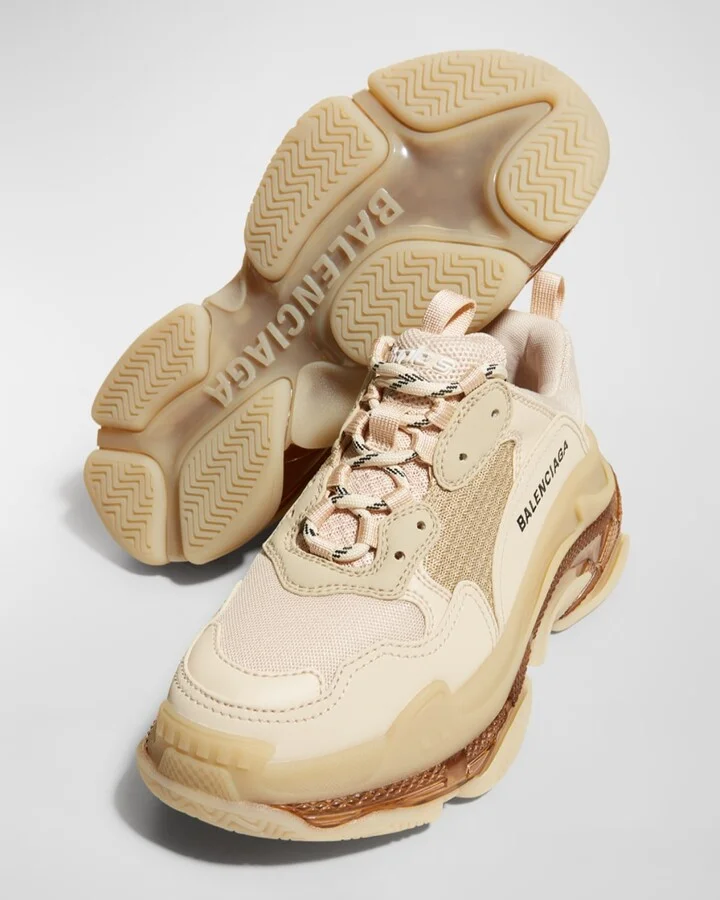 Triple S Clear Sole Sneakers - Image 4