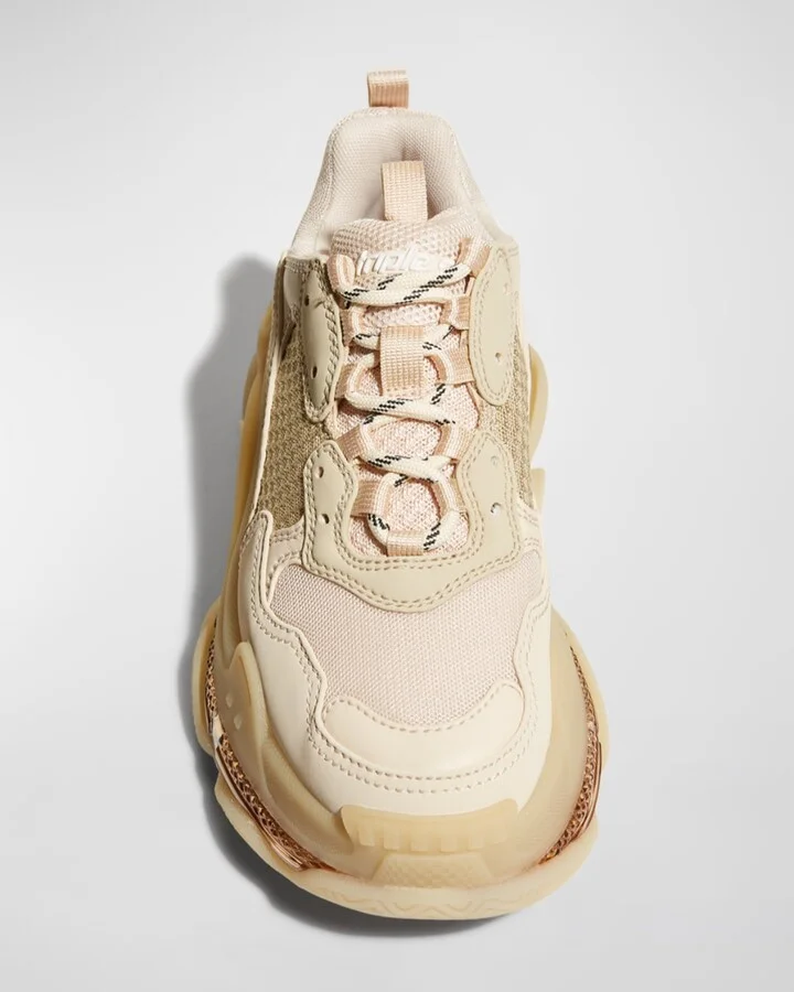 Triple S Clear Sole Sneakers - Image 5