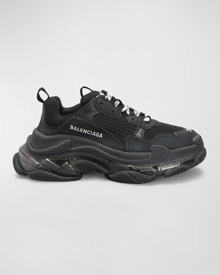Triple S Clear-Sole Sneakers