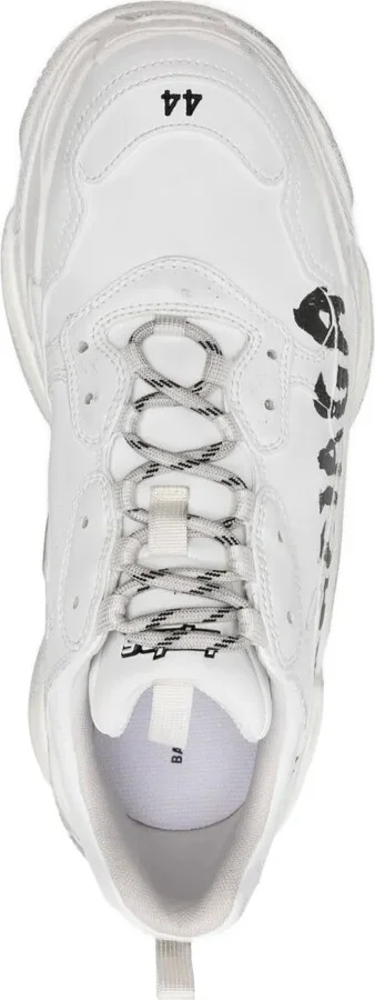 Triple S graffiti-print chunky sneakers - Image 4