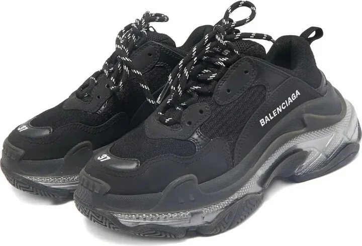 Triple S leather sneakers - Image 2