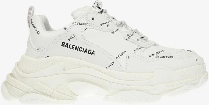 Triple S Low-Top Logo Sneakers