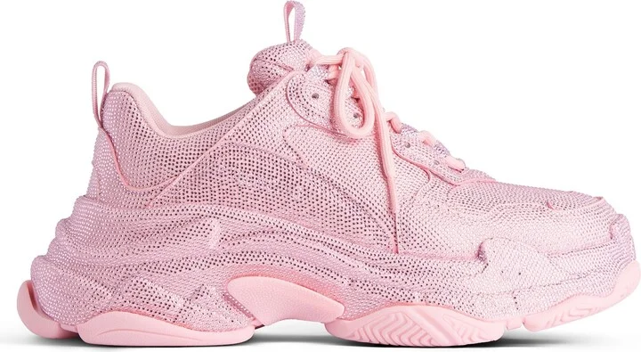 Triple S Sneaker With Rhinestones