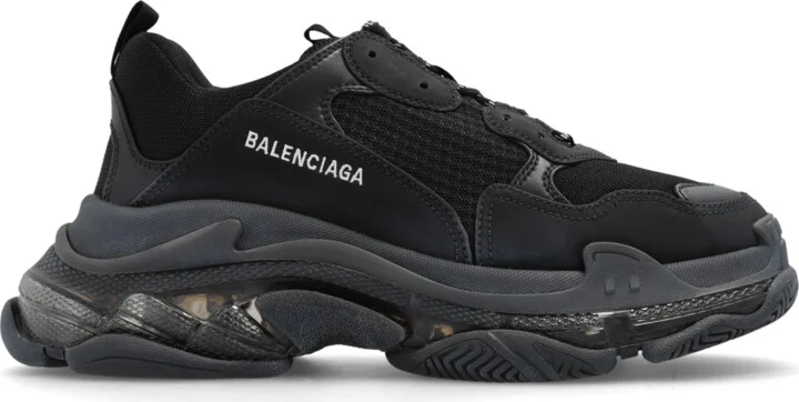 ‘Triple S’ Sneakers, , - Black