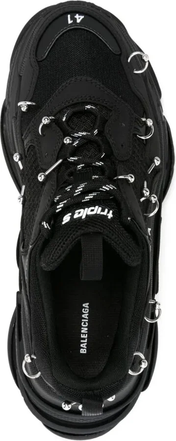 Triple S Sneakers With Piercings - Image 4