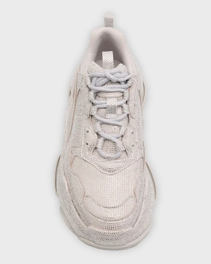 Triple S Sneakers with Rhinestones - Image 4