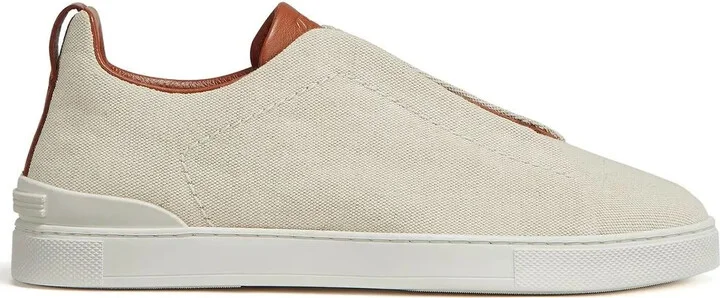 Triple Stitch canvas sneakers