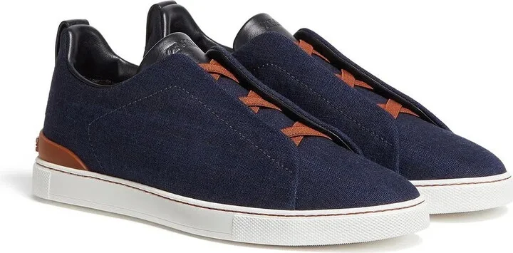 Triple Stitch denim sneakers - Image 2