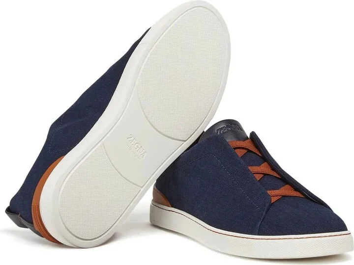 Triple Stitch denim sneakers - Image 3