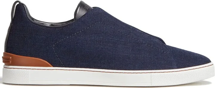 Triple Stitch denim sneakers