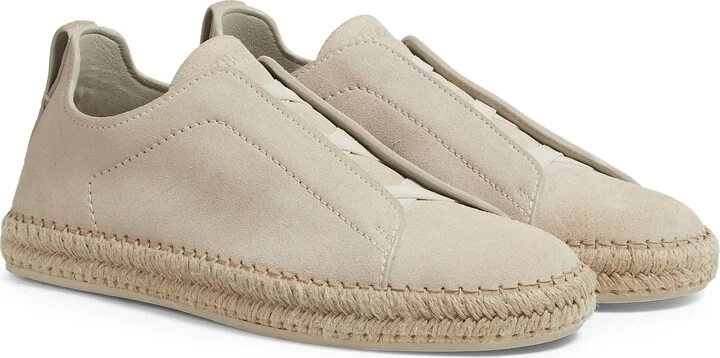 Triple Stitch Espadrille Slip-On Sneaker
