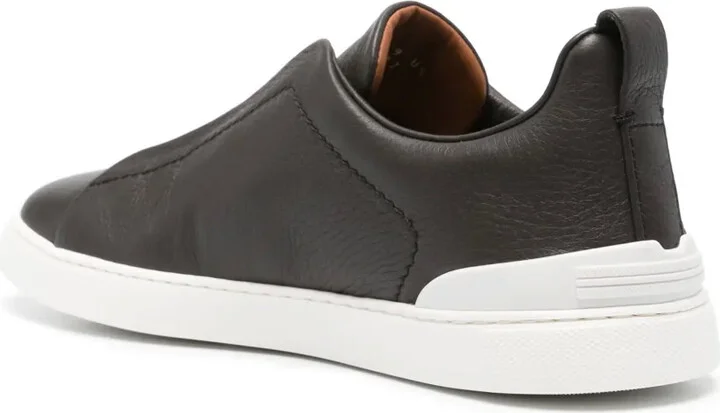 Triple Stitch leather sneakers - Image 3