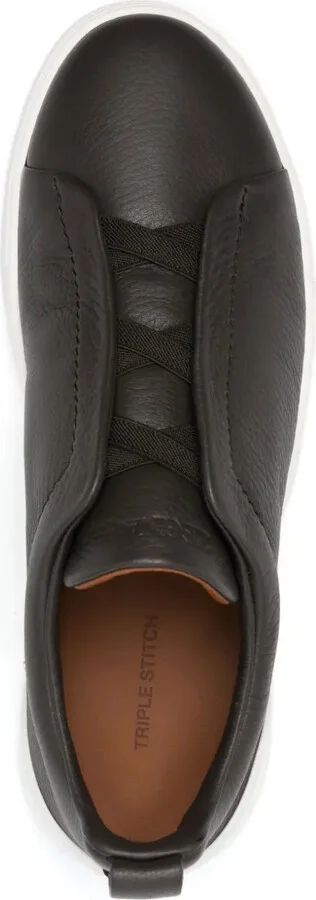 Triple Stitch leather sneakers - Image 4