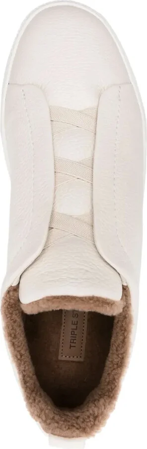 Triple Stitch leather sneakers - Image 4
