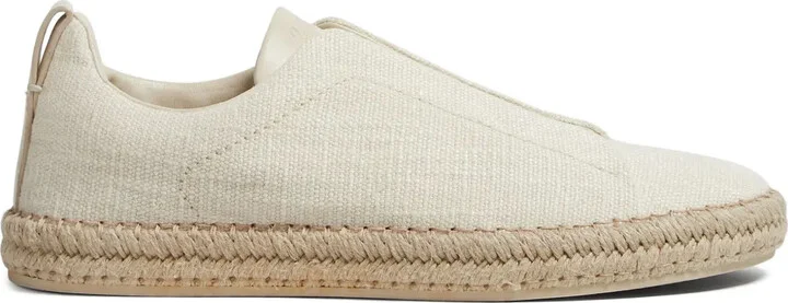 Triple Stitch slip-on espadrilles