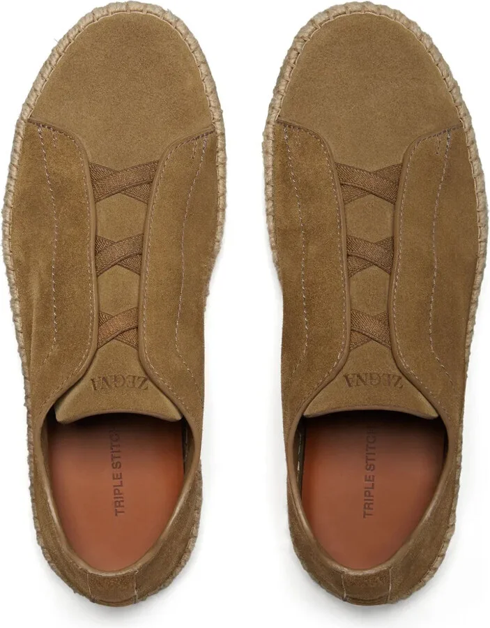 Triple Stitch suede espadrilles - Image 3