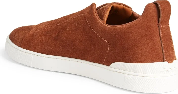 Triple Stitch Suede Slip-On Sneaker - Image 2