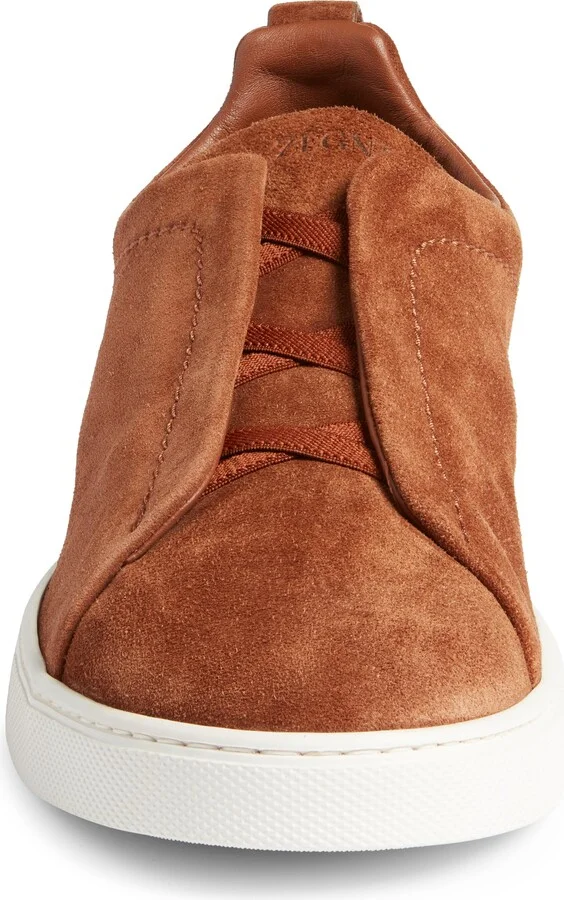 Triple Stitch Suede Slip-On Sneaker - Image 4