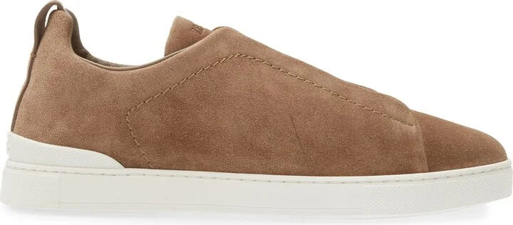 Triple Stitch Suede Slip-On Sneaker - Image 3