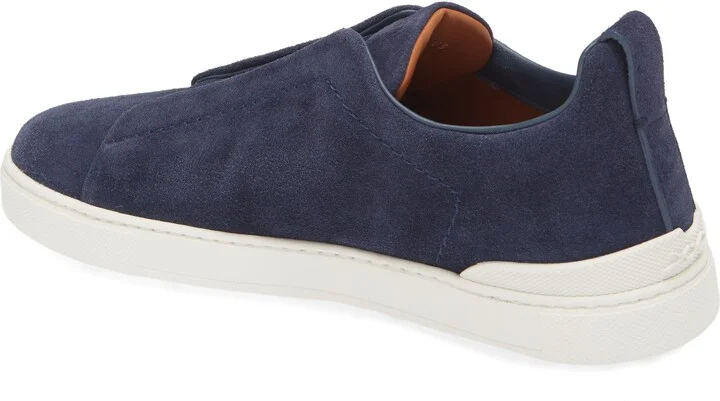 Triple Stitch Suede Slip-On Sneaker - Image 8