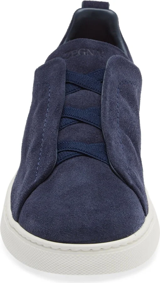 Triple Stitch Suede Slip-On Sneaker - Image 10