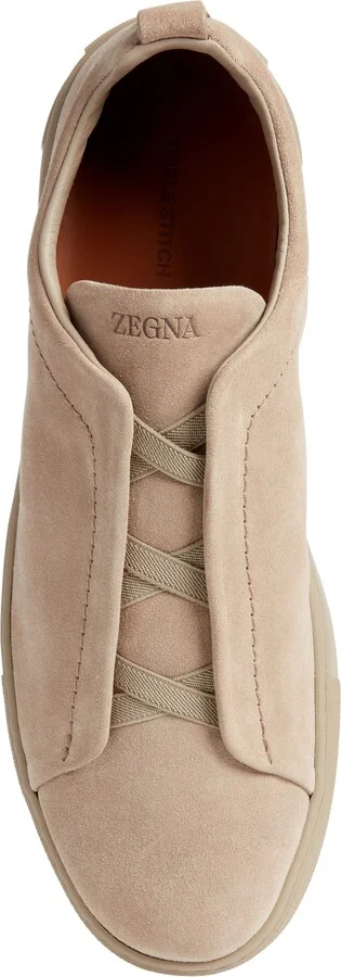 Triple Stitch Suede Sneaker - Image 5