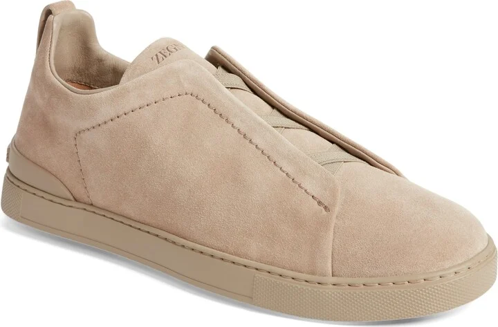 Triple Stitch Suede Sneaker