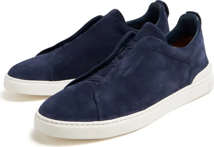 Triple Stitch suede sneakers - Image 4