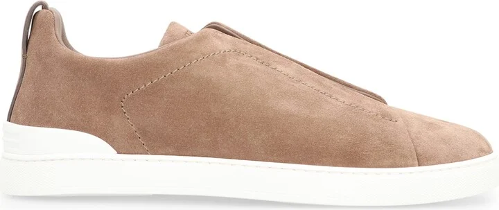Triple Stitch Suede Sneakers - Image 2