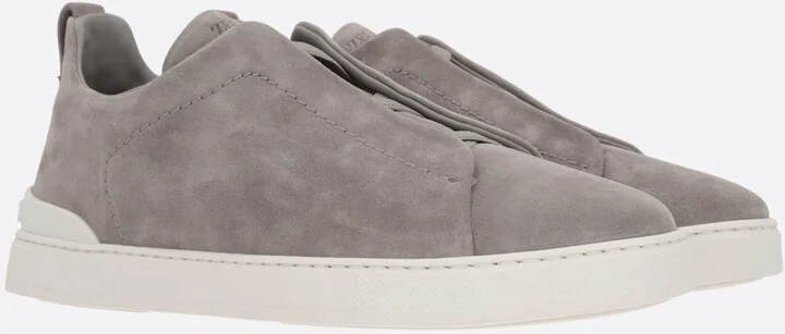 Triple Stitch Suede Sneakers - Image 2