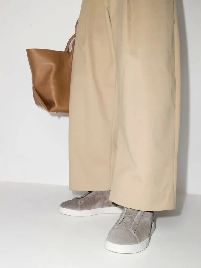 Triple Stitch suede sneakers - Image 3