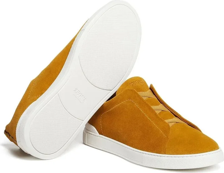 Triple Stitch suede sneakers - Image 4