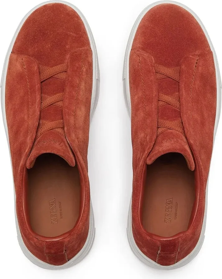 Triple Stitch suede sneakers - Image 3