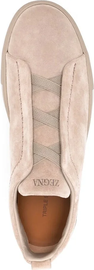 Triple Stitch suede sneakers - Image 4