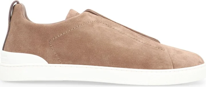 Triple Stitch Suede Sneakers