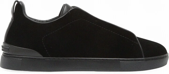 Triple Stitch Velvet Sneaker - Image 3