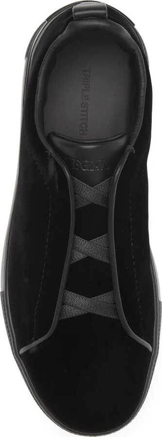 Triple Stitch Velvet Sneaker - Image 5