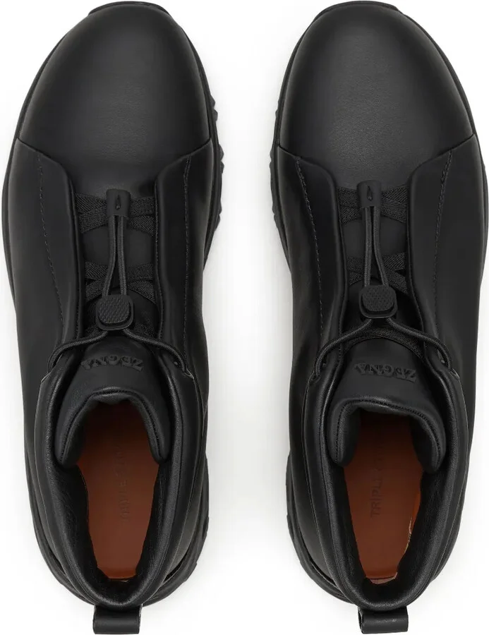 Triple Stitch Vetta leather sneakers - Image 4