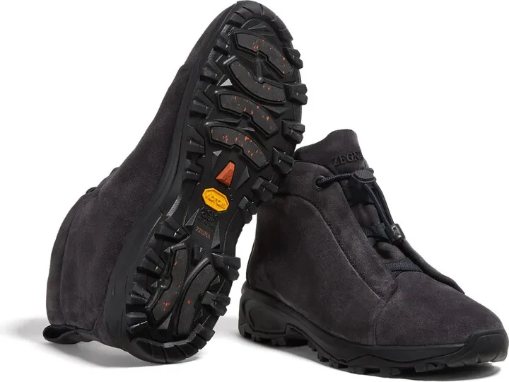 Triple Stitch Vetta suede boots - Image 4