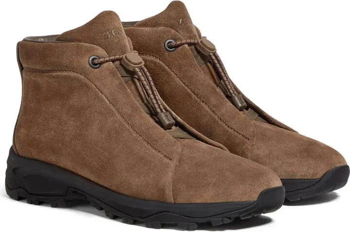 Triple Stitch Vetta suede boots - Image 2
