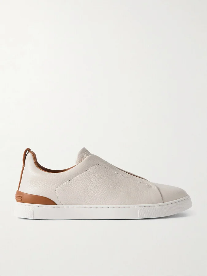 Triple Stitch™ Full-Grain Leather Slip-On Sneakers