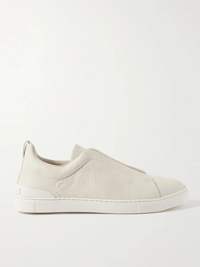 Triple Stitch™ Full-Grain Leather Slip-On Sneakers