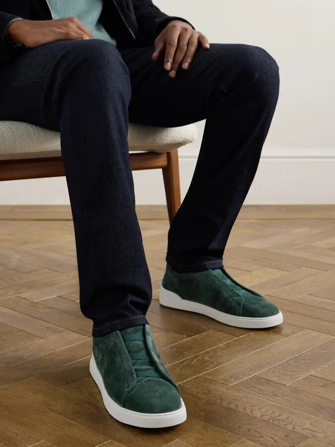 Triple Stitch™ Suede Slip-On Sneakers - Image 2