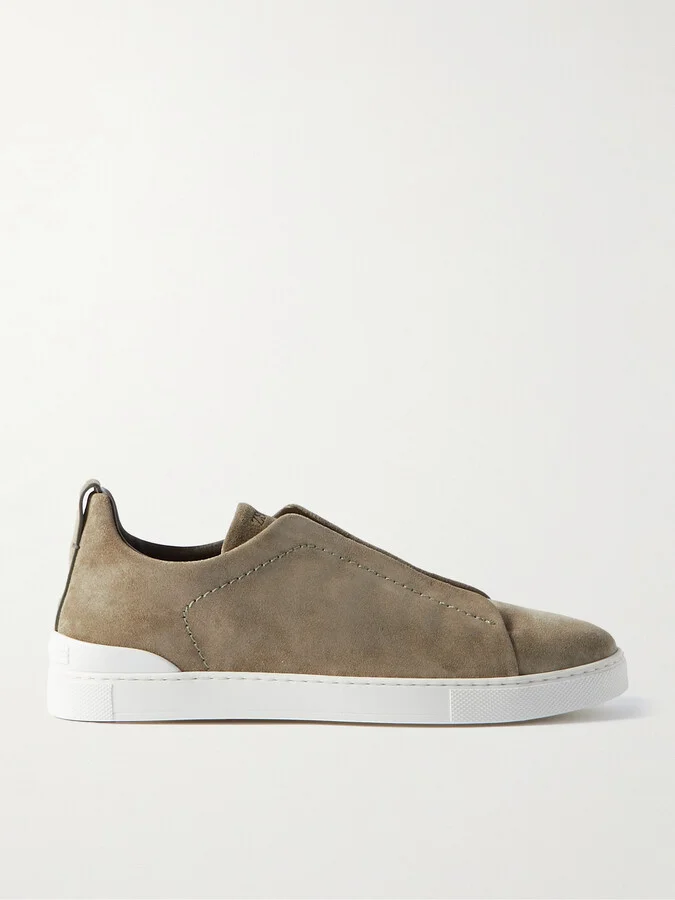 Triple Stitch™ Suede Slip-On Sneakers