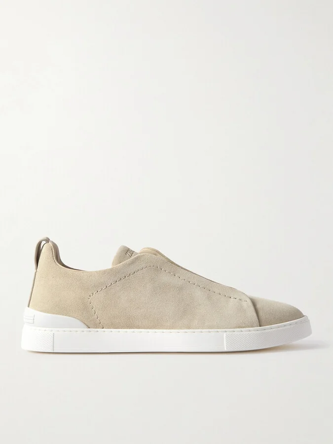 Triple Stitch™ Suede Slip-On Sneakers