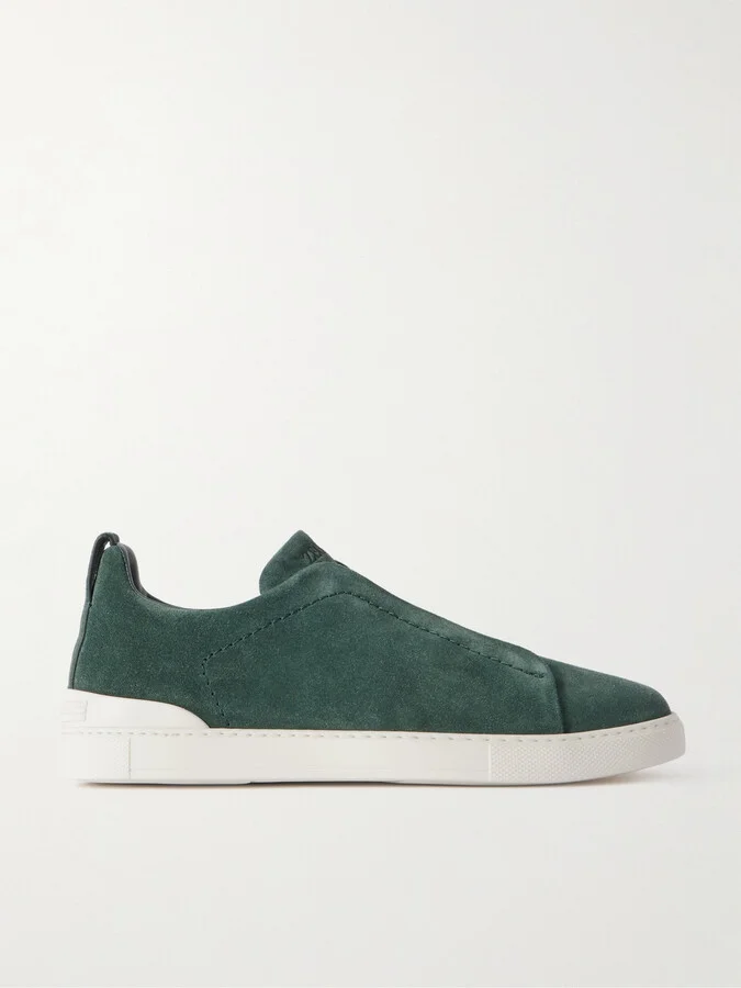 Triple Stitch™ Suede Slip-On Sneakers