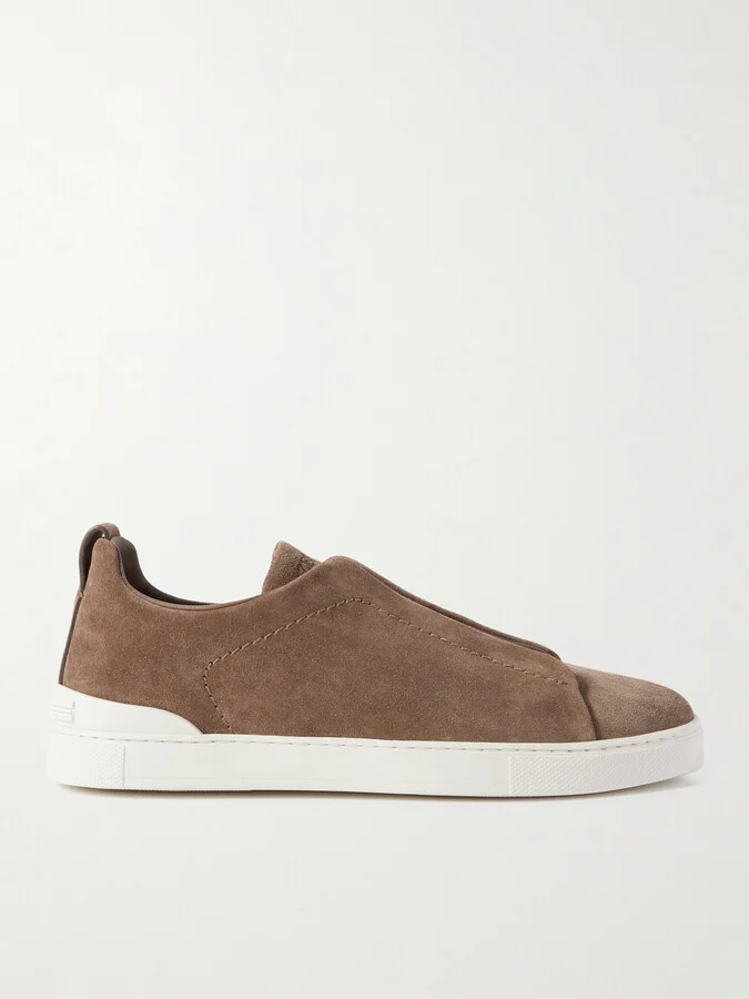 Triple Stitch™ Suede Slip-On Sneakers