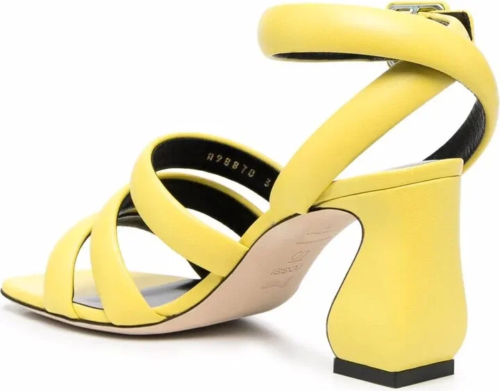 Triple-Strap Leather Sandals - Image 3
