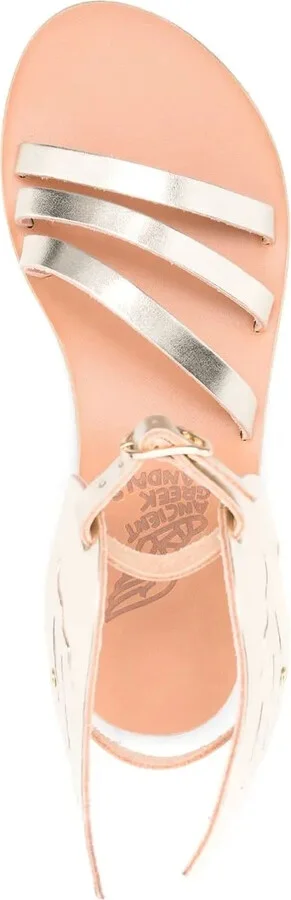Triple-Strap Leather Sandals - Image 4
